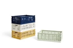 HAY Colour Crate, L, Plastique Recyclé, Menthe -Hay HAY Colour Crate L 2