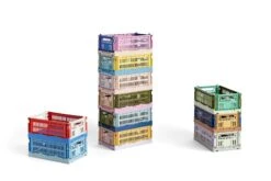 HAY Colour Crate Mix, S, Plastique Recyclé, Bleu Foncé 7 HAY Colour Crate Mix, S, Plastique Recyclé, Bleu Foncé -Hay HAY Colour Crate Mix Family 01 6