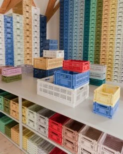 HAY Colour Crate, S, Plastique Recyclé, Bleu Ciel 10 HAY Colour Crate, S, Plastique Recyclé, Bleu Ciel -Hay HAY Colour Crate family 03 13