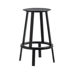 HAY Tabouret De Bar Revolver, 65 Cm, Noir