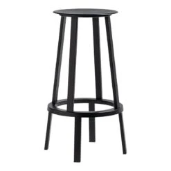 HAY Tabouret De Bar Revolver, 76 Cm, Noir
