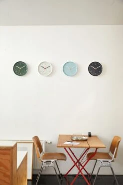 HAY Wall Clock, Bleu 8 HAY Wall Clock, Bleu -Hay HAY Wall Clock Family Studio Visit