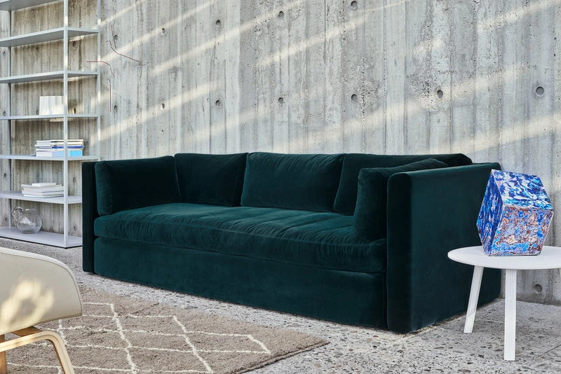 HAY Canapé Hackney, 3 Places, Lola Vert Foncé 2 HAY Canapé Hackney, 3 Places, Lola Vert Foncé – Image 2