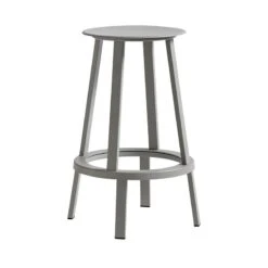 HAY Tabouret De Bar Revolver, 65 Cm, Gris