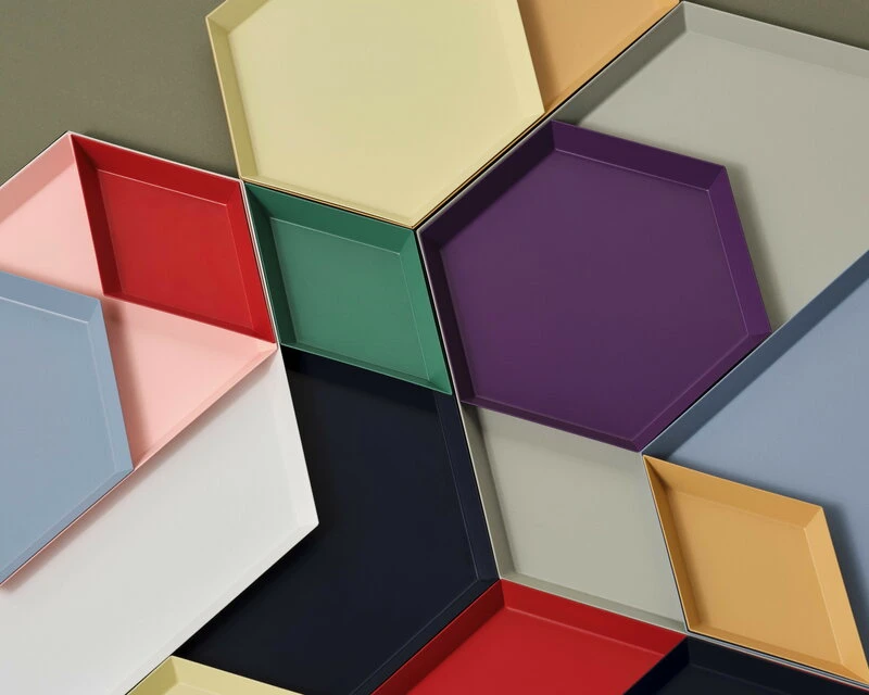 HAY Plateau Kaleido, Modèle XL, Bleu Foncé – Image 2