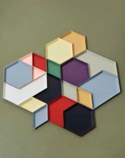 HAY Plateau Kaleido, Modèle XL, Bleu Foncé -Hay Kaleido family