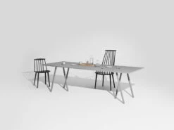 HAY Table Loop Stand, 200 cm, Gris 5 HAY Table Loop Stand, 200 cm, Gris -Hay Loop Stand Table L250 grey catalogue 01