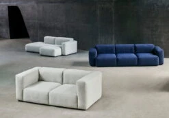 HAY Canapé Mags Soft 3 places, Comb.1 Accoudoir Bas, Flamiber J4 7 HAY Canapé Mags Soft 3 places, Comb.1 Accoudoir Bas, Flamiber J4 -Hay Mags Soft 25 Seater comb 1 Hallingdal 110 beige stitching Mags Soft Low 3 Seater comb 1 Olavi by HAY 07 black stitchingrole