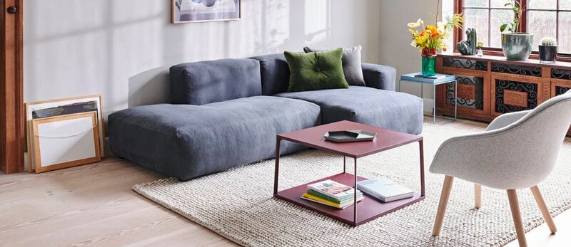 HAY About A Lounge Chair AAL82, Chêne Laqué/Hallingdal 130 2 HAY About A Lounge Chair AAL82, Chêne Laqué/Hallingdal 130 – Image 2