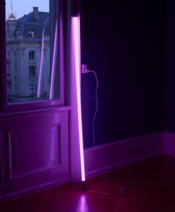 HAY Lampe LED Neon Tube Slim, 120 cm, Rose 9 HAY Lampe LED Neon Tube Slim, 120 cm, Rose -Hay Neon Tube LED pink
