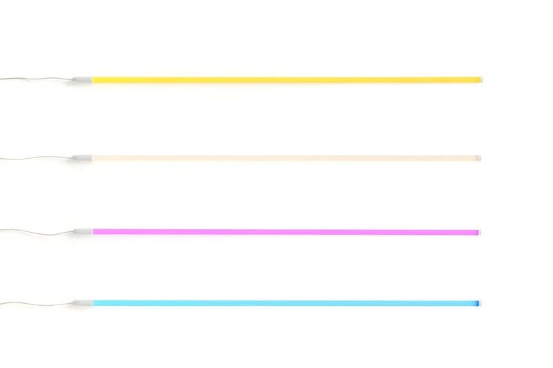 HAY Lampe LED Neon Tube Slim, 120 cm, Rose 3 HAY Lampe LED Neon Tube Slim, 120 cm, Rose – Image 3