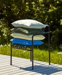 HAY Coussin Outline, 50 x 50 cm, Sorbet Citron 10 HAY Coussin Outline, 50 x 50 cm, Sorbet Citron -Hay Outline Cushion family Palissade Dining Armchair anthracite 1