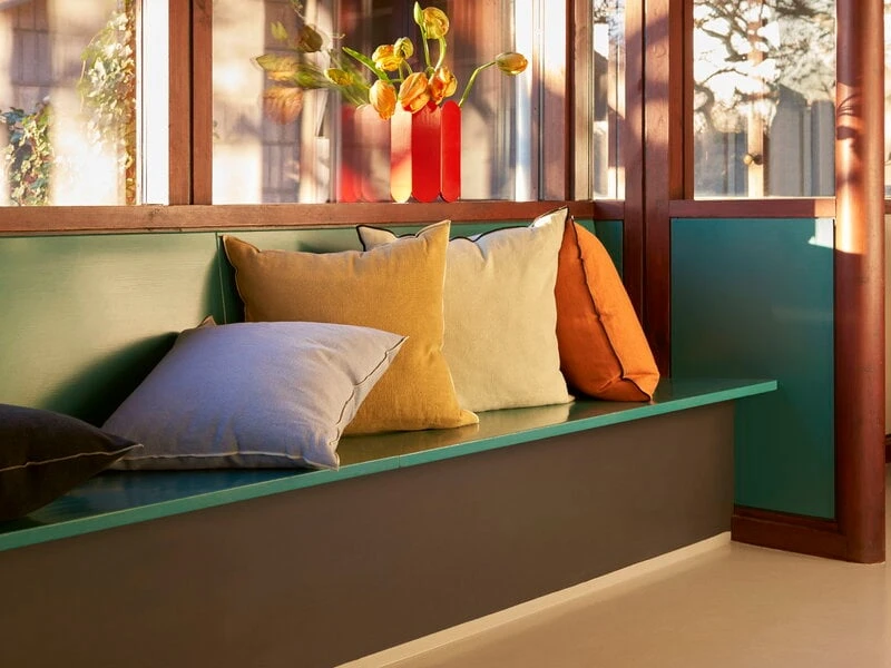 HAY Coussin Outline, 50 x 50 cm, Sienna 2 HAY Coussin Outline, 50 x 50 cm, Sienna – Image 2