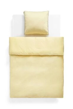 HAY Housse De Couette Outline, Jaune Doux -Hay Outline Duvet Cover 140x200 soft yellow Outline Pillow Case 63x60 soft yellow