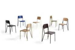 HAY Chaise Petit Standard, Argile - Chêne Laqué Mat -Hay Petit Standard family 001 1