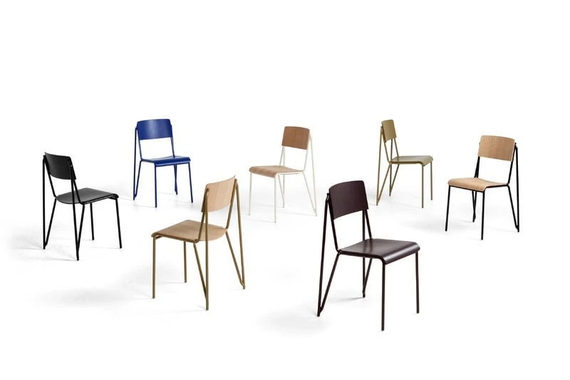 HAY Chaise Petit Standard, Bordeaux Foncé - Bordeaux Foncé 2 HAY Chaise Petit Standard, Bordeaux Foncé - Bordeaux Foncé – Image 2