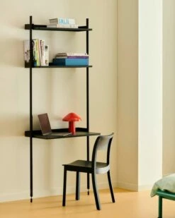 HAY Lampe De Table Pao Portable, Rouge 10 HAY Lampe De Table Pao Portable, Rouge -Hay Pier System 11 PS black powder coated steel black anodised profiles Pastis Armchair navy Pao Portable red