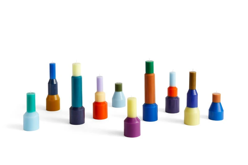 HAY Bougie Pillar, Modèle L, Jaune Citron 2 HAY Bougie Pillar, Modèle L, Jaune Citron – Image 2