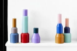 HAY Bougie Pillar, Modèle XL, Rouge -Hay Pillar Candle family 03