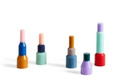 HAY Bougie Pillar, Modèle XL, Rouge -Hay Pillar Candle family 04 1