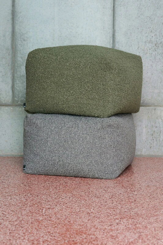 HAY Pouf Snug, Olive 2 HAY Pouf Snug, Olive – Image 2