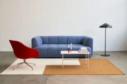 HAY Lampadaire Pao Steel, Soft Black 11 HAY Lampadaire Pao Steel, Soft Black -Hay Quilton 2 Seater Osumi 30 AAL 81 Nico 017 polished alu base Rebar Coffee Table beige marble tabletop alabaster powder coated steel frame Pao Steel Floor Lamp soft blackrole