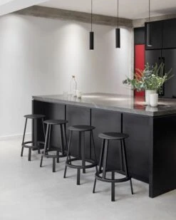 HAY Tabouret De Bar Revolver, 65 Cm, Noir -Hay Relesys Lab Copenhagen 2018 Revolver 1