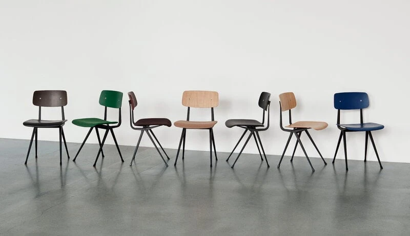 HAY Chaise Result, Noir - chêne Laqué 2 HAY Chaise Result, Noir - chêne Laqué – Image 2