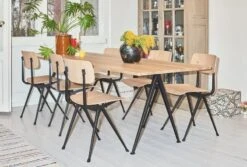 HAY Table Pyramid 02, Beige - chêne Fumé -Hay Result Pyramid catalogue 21 2