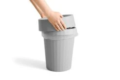 HAY Corbeille Shade Bin, Gris 9 HAY Corbeille Shade Bin, Gris -Hay Shade bin detail 05