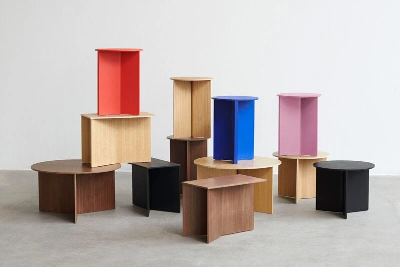 HAY Table Slit Wood, 65 cm, Chêne Laqué 4 HAY Table Slit Wood, 65 cm, Chêne Laqué – Image 4