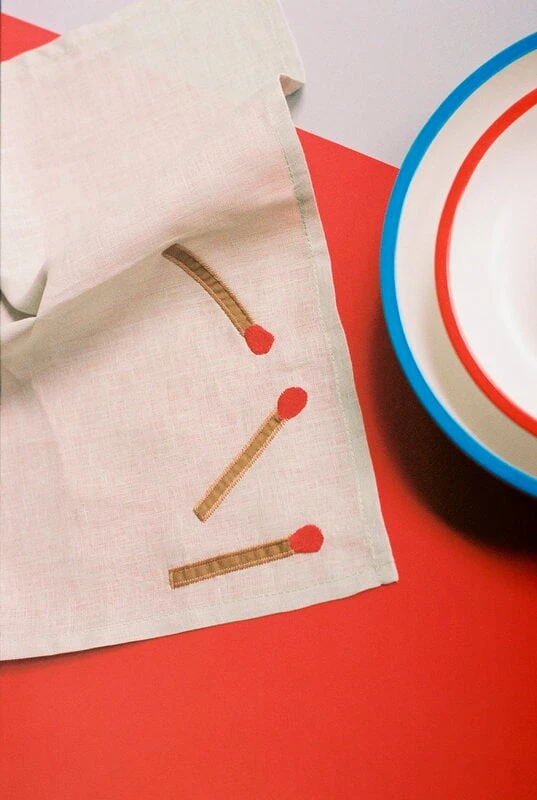 HAY Assiette Sobremesa, 2 pièces, 18,5 cm, Rouge – Image 3