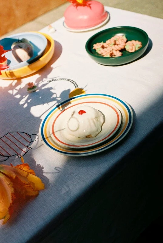 HAY Assiette Sobremesa, 2 pièces, 24,5 cm, Bleu - jaune 2 HAY Assiette Sobremesa, 2 pièces, 24,5 cm, Bleu - jaune – Image 2