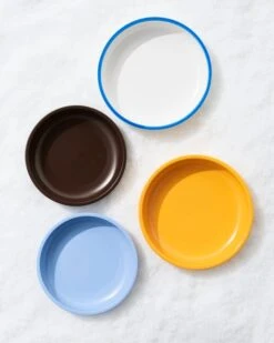 HAY Saladier Sobremesa, M, Marron Foncé -Hay Sobremesa Serving Bowl M light blue dark brown L yellow Sobremesa Plate blue 1