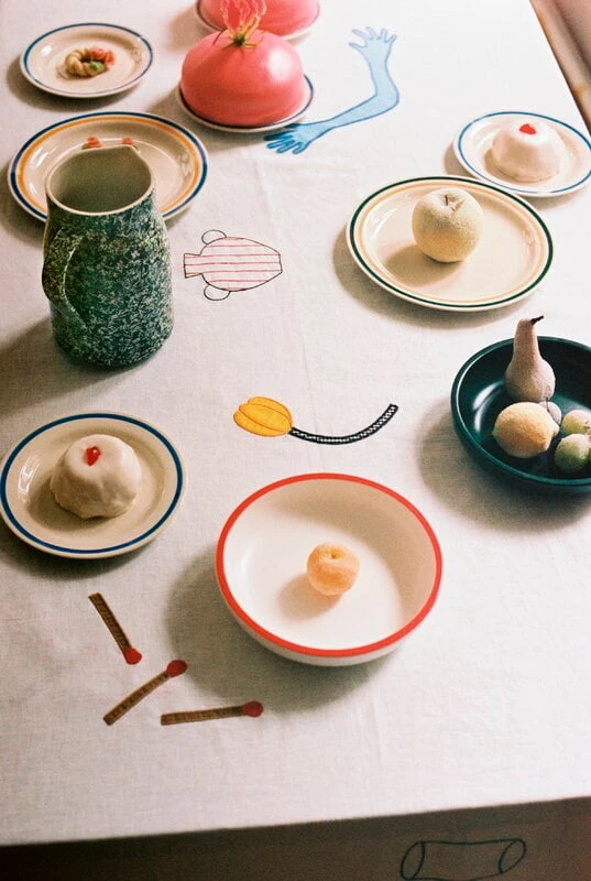 HAY Assiette Sobremesa, 2 pièces, 18,5 cm, Bleu – Image 6