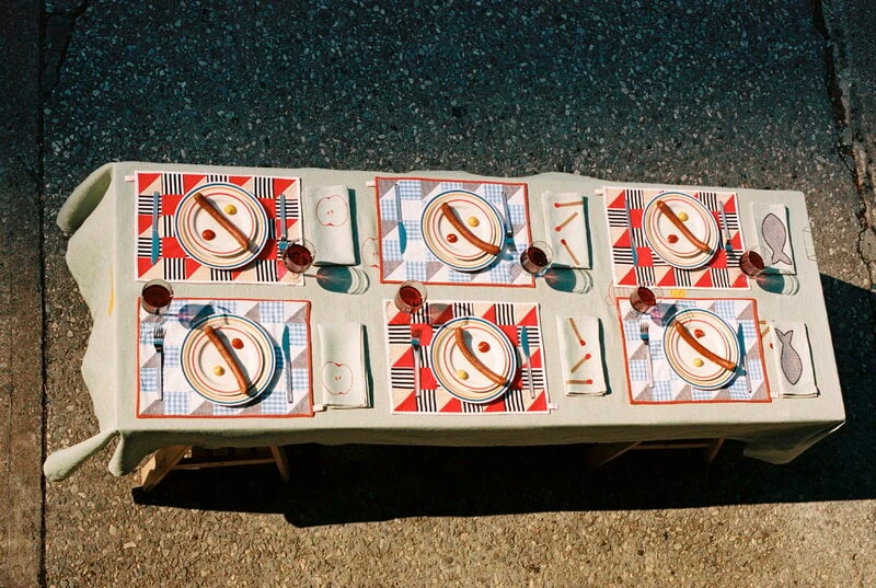 HAY Serviette De Table Sobremesa, 4 pièces, Vert – Image 2