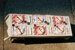 HAY Assiette Sobremesa, 2 pièces, 18,5 cm, Rouge -Hay Sobremesa Tablecloth L300 green Sobremesa Place Mat Sobremesa Plate 185 Set of 2 red 7