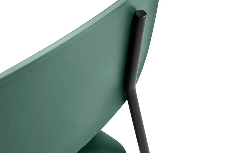 HAY Chaise Soft Edge 45, Noir - Hunter Green 2 HAY Chaise Soft Edge 45, Noir - Hunter Green – Image 2