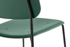 HAY Chaise Soft Edge 45, Noir - Hunter Green 10 HAY Chaise Soft Edge 45, Noir - Hunter Green -Hay Soft Edge P10 Base black Seat hunter detail 02 WB