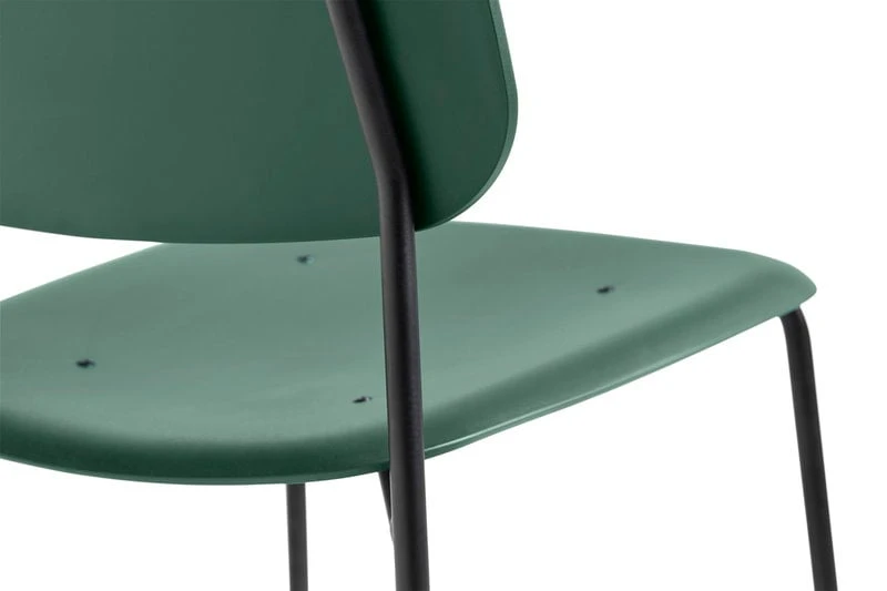 HAY Chaise Soft Edge 45, Noir - Hunter Green 5 HAY Chaise Soft Edge 45, Noir - Hunter Green – Image 5