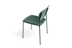 HAY Chaise Soft Edge 45, Noir - Hunter Green 9 HAY Chaise Soft Edge 45, Noir - Hunter Green -Hay Soft Edge P10 Base black Seat hunter detail 05 WB