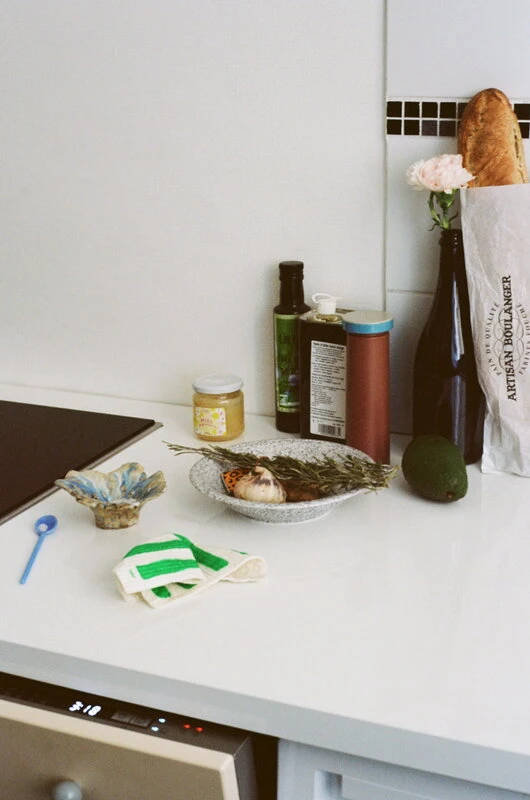 HAY Torchon à Vaisselle Sponge, Blanc - vert, Lot De 3 5 HAY Torchon à Vaisselle Sponge, Blanc - vert, Lot De 3 – Image 5