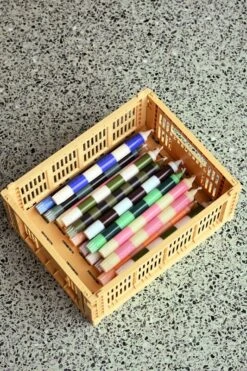 HAY Bougies Stripe, Lot De 4, Bleu -Hay Stripe Candle Set of 4 family 2