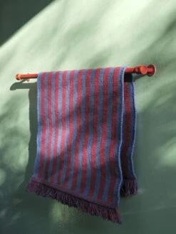 HAY Tapis D’entrée Stripes And Stripes, Navy Cacao -Hay Stripes and Stripes cacao sky 01