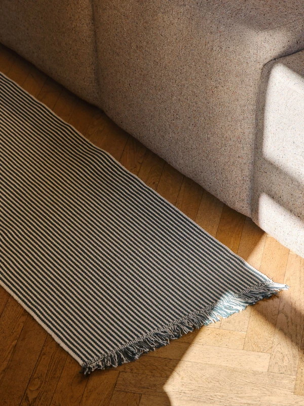 HAY Tapis Stripes And Stripes, 60 X 200 cm, Cucumber Green 3 HAY Tapis Stripes And Stripes, 60 X 200 cm, Cucumber Green – Image 3