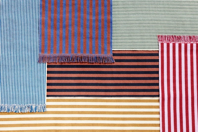 HAY Tapis D’entrée Stripes And Stripes, Cacao Sky 3 HAY Tapis D’entrée Stripes And Stripes, Cacao Sky – Image 3