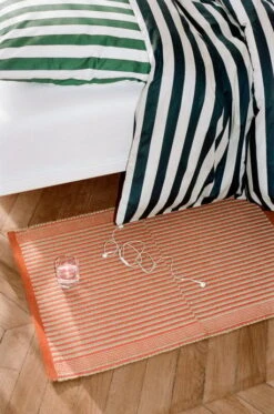 HAY Tapis Tapis, Rouge -Hay Tapis Mat red Ete Duvet Cover midnight blue and light grey Ete Pillow Case dark green 1