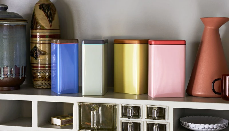 HAY Récipient Tin By Sowden, Jaune 5 HAY Récipient Tin By Sowden, Jaune – Image 5