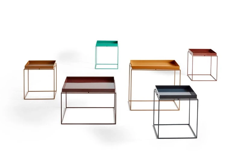 HAY Table Carrée Moyenne Tray, Caramel 2 HAY Table Carrée Moyenne Tray, Caramel – Image 2