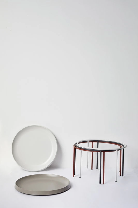 HAY Table Basse Tulou 55 cm, Blanc Cassé 2 HAY Table Basse Tulou 55 cm, Blanc Cassé – Image 2